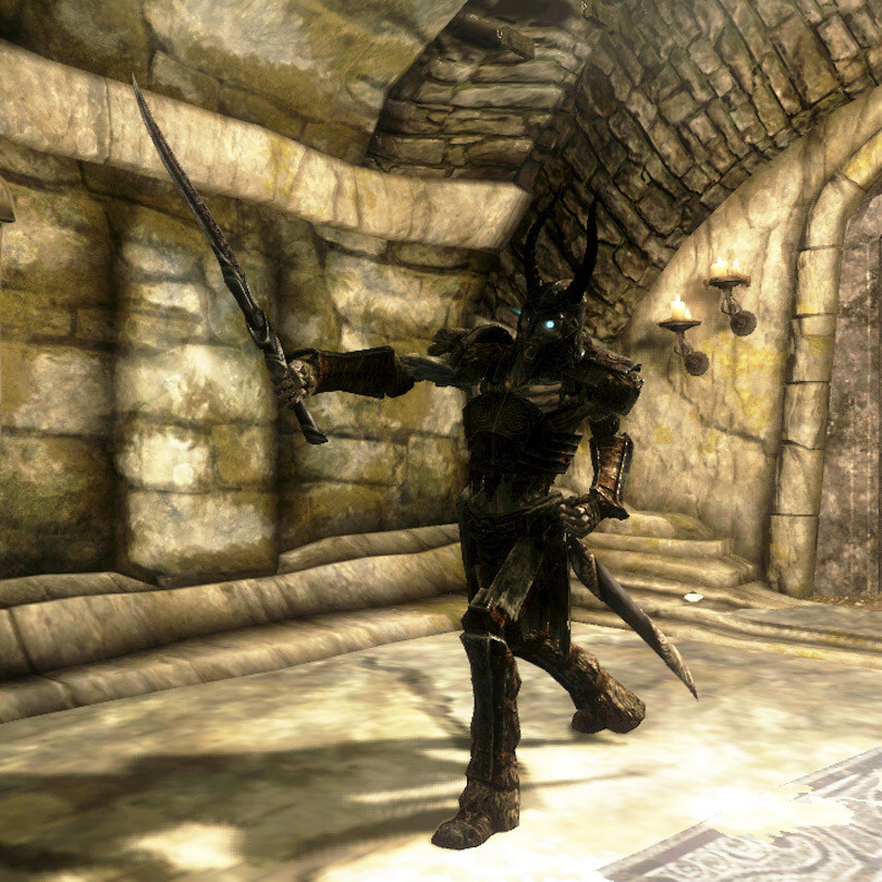 스카이림) 80렙 넘은 도바킨도 긴장해야 하는 상대_1.jpg