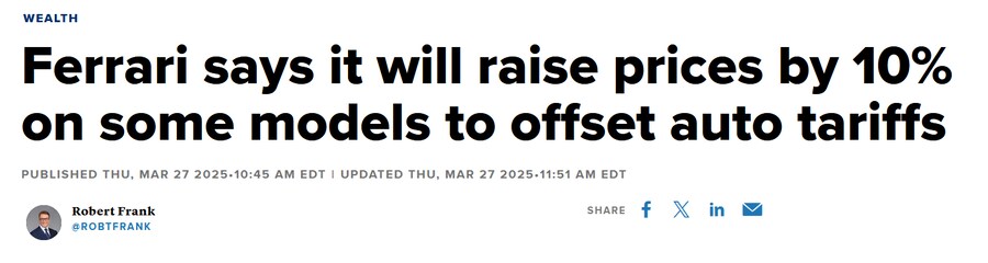 페라리, 관세로 인해 10% 가격 인상 발표_1.png