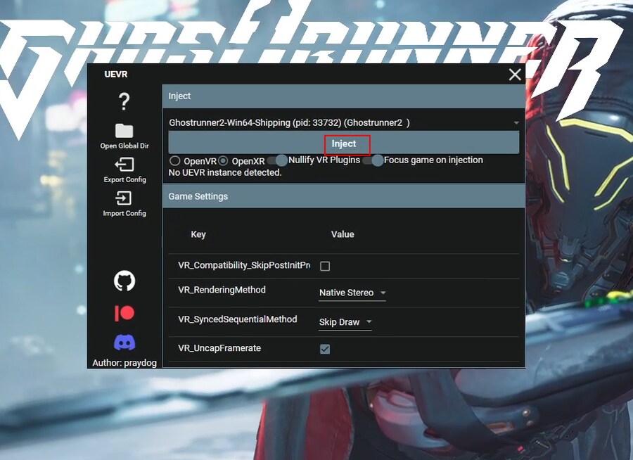 [UEVR] 고스트러너 2 VR로 플레이 - 메타퀘스트3 - 호환 A급_16.png