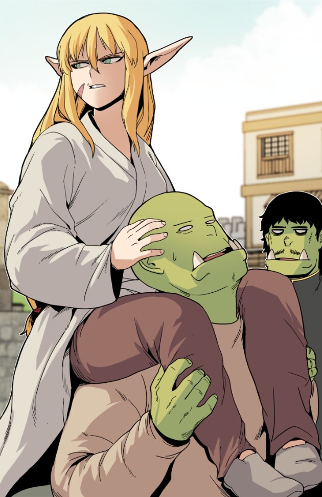 오크의 포로가 된 엘프 여사령관 근황_10.png