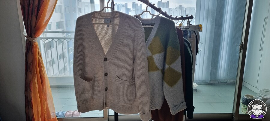 H&M 리브니트 가디건 레귤러 핏 L 간단 리뷰기_14.png