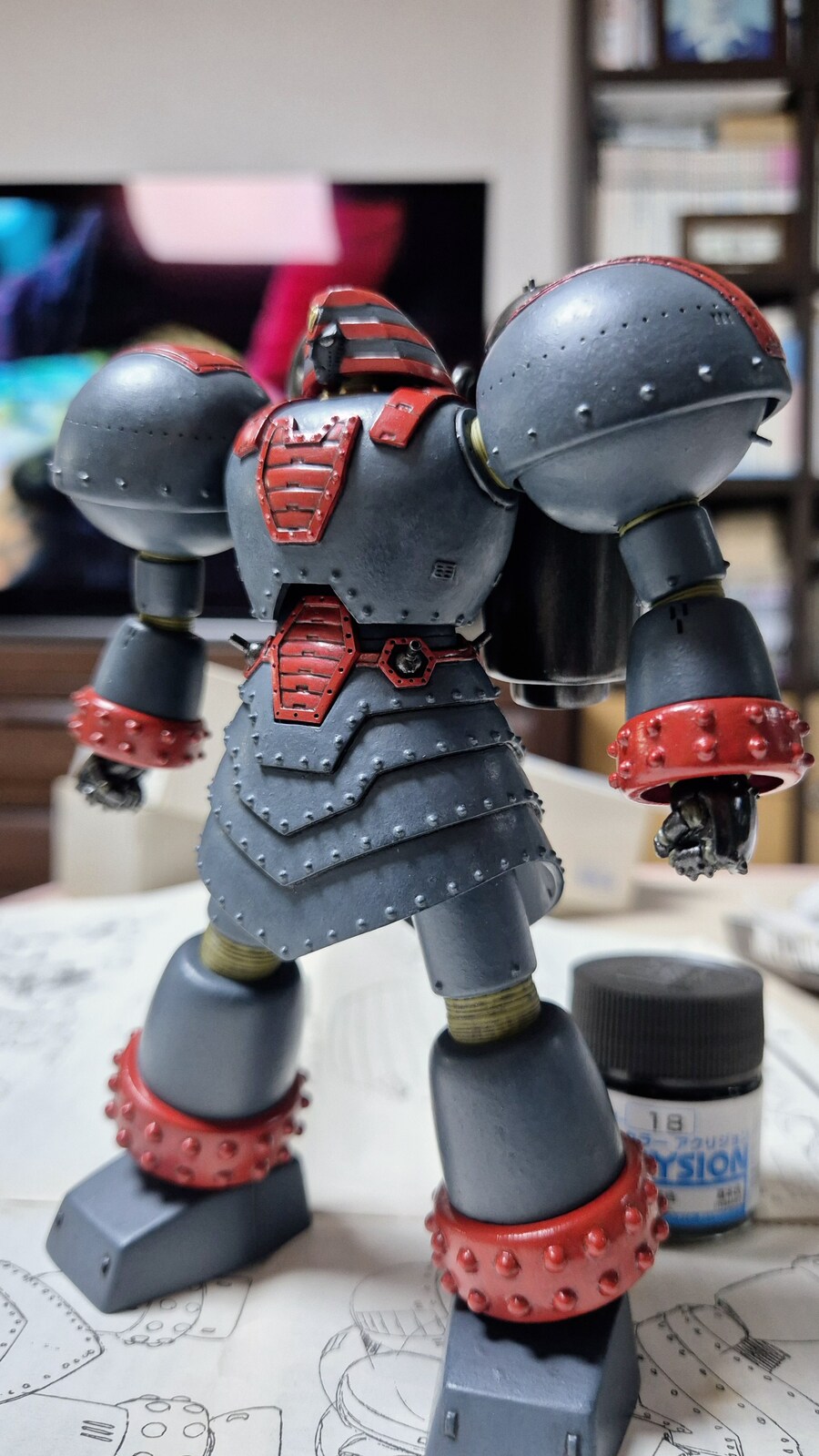 사골 키트 자이언트 로보. 1/220 레진 WAVE社_3.jpg