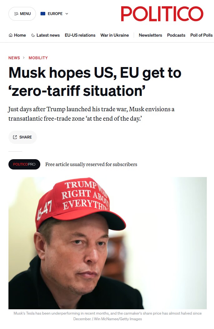 머스크] "EU 얘네들 왜 자꾸 관세멕이려 듬? FTA하면 안됨? 진짜모름"_1.png