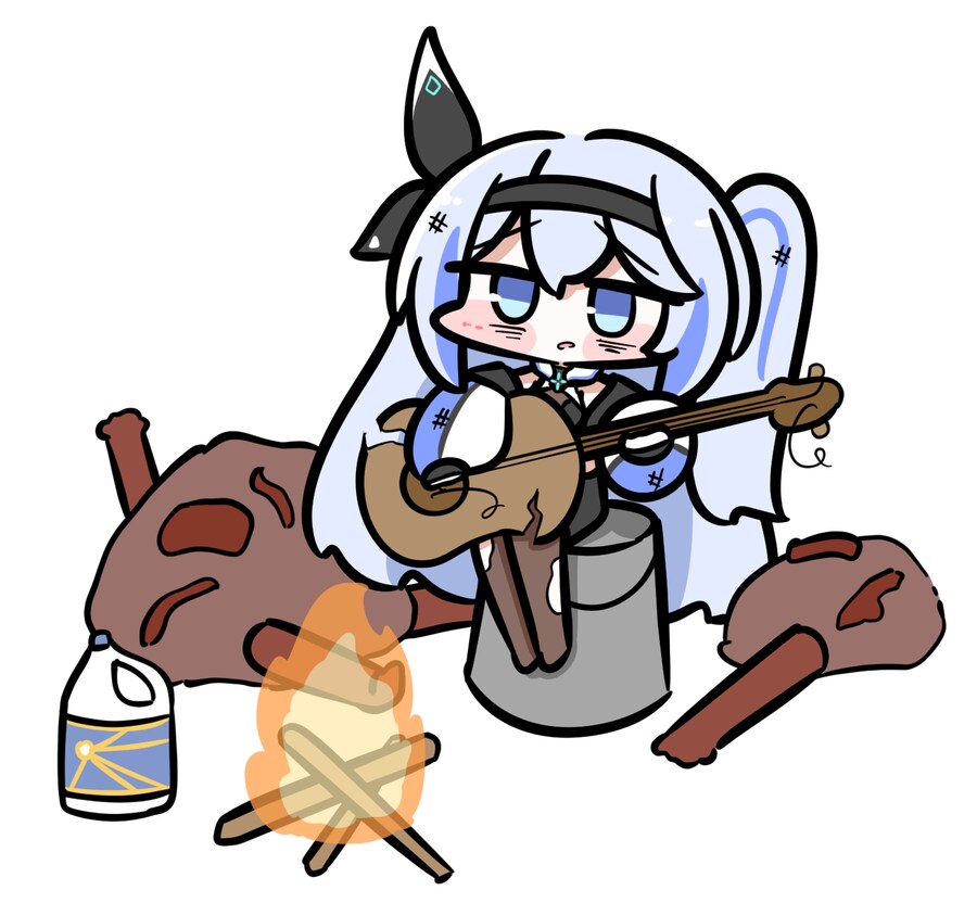 미루 이모가 좀보이드 세계에서 기타 치는 짤!_1.png