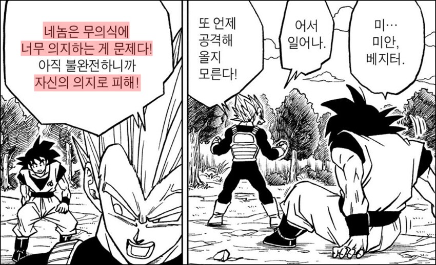 드래곤볼) 슈퍼에서 오공이 마음 가라앉히는 수련 다시 한 이유_2.png