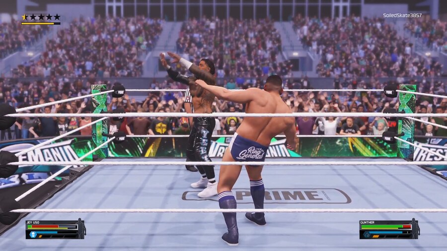 WWE 2K25 WRESTLE MANIA 41 JEY USO VS. GUNTHER_5.png
