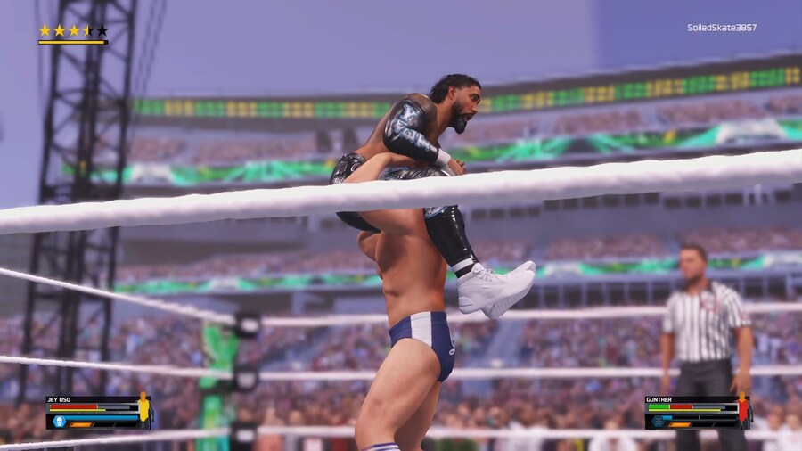 WWE 2K25 WRESTLE MANIA 41 JEY USO VS. GUNTHER_9.png