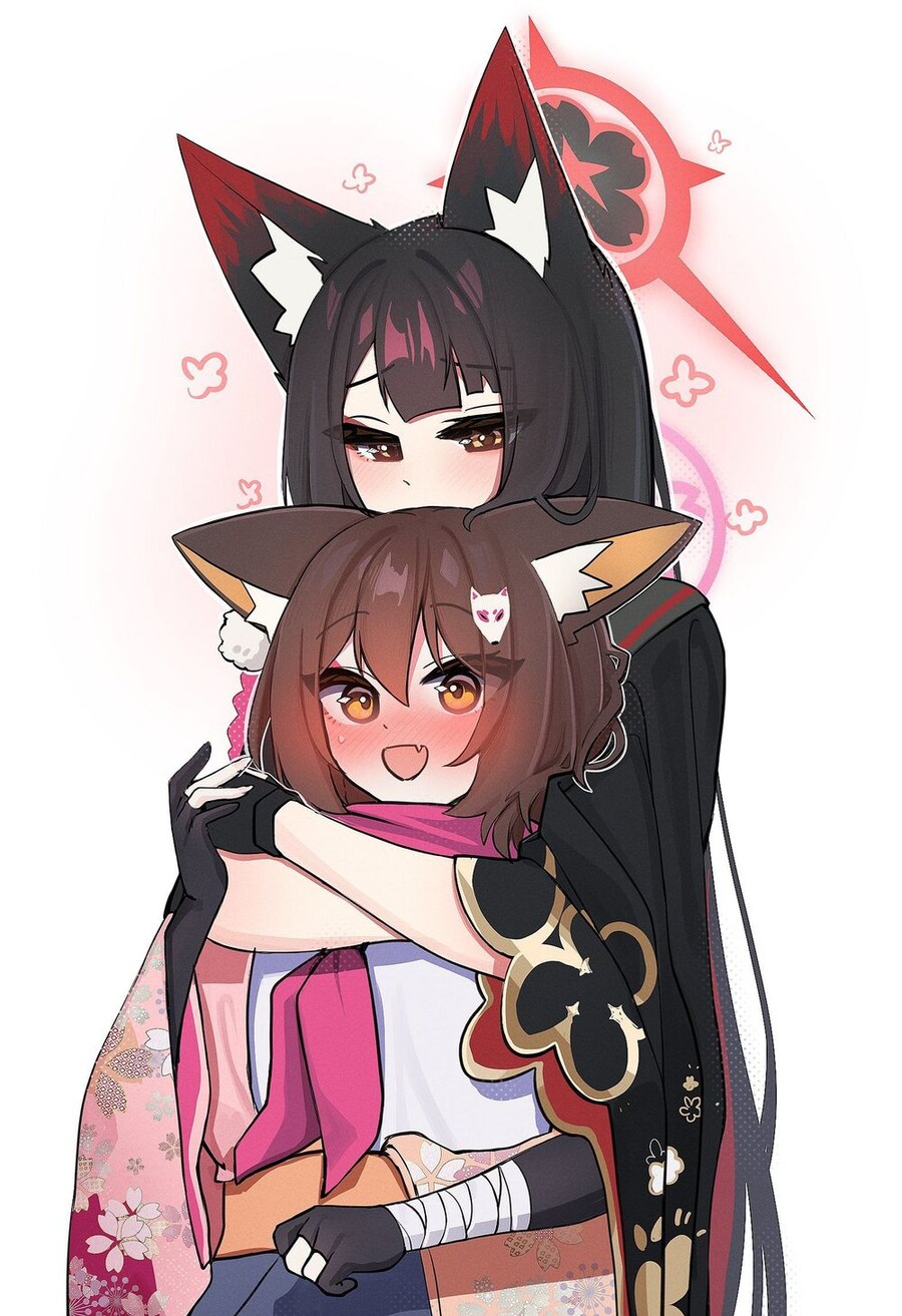 블루아카, 북극곰) 싸우다가 정든 두 여우_1.jpg