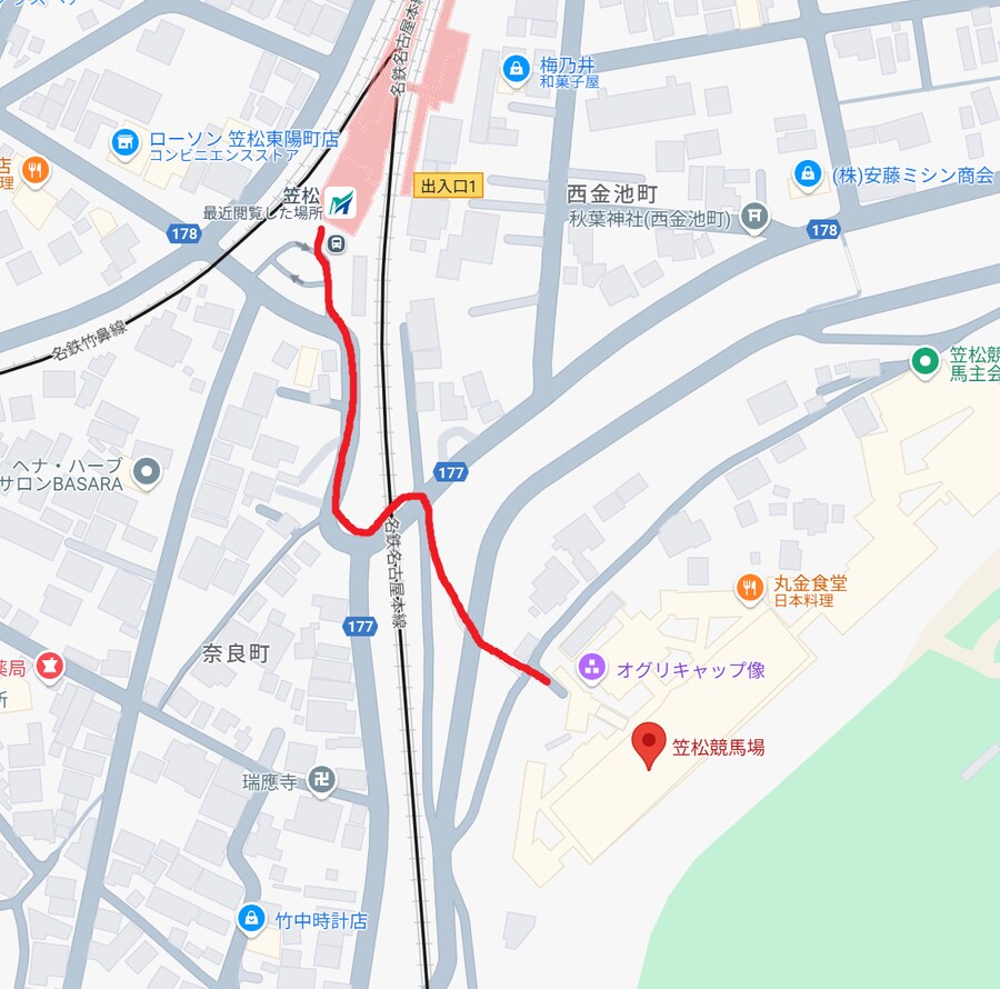 오구리 캡의 데뷔지, 카사마츠 경마장 방문기_10.png