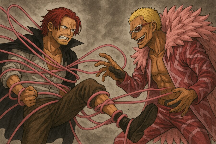 원피스 최신화 스포) 전설의 사나이와 제대로 대면한 샹크스!_2.png