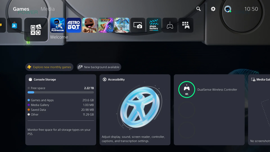 각 세대 PS 홈 화면 추가 포함 PS5 시스템 소프트웨어 배포 개시 및 내용_3.webp