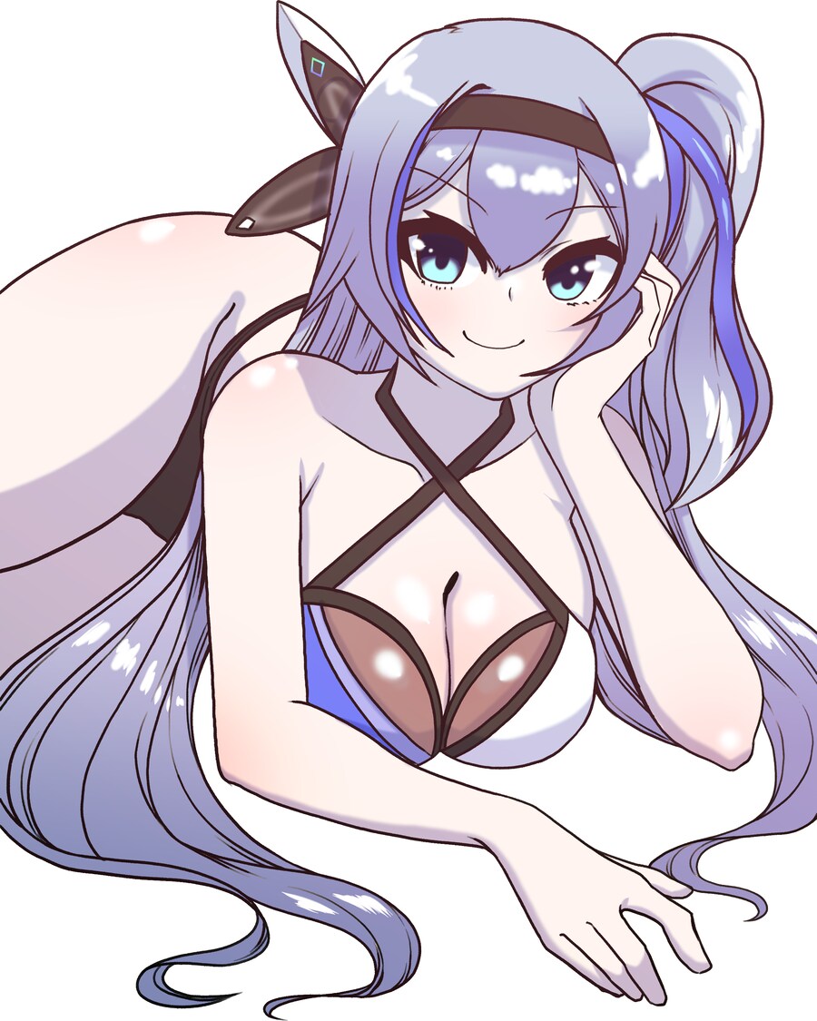 수영복 입고 쉬는 미루 이모 짤!_1.png