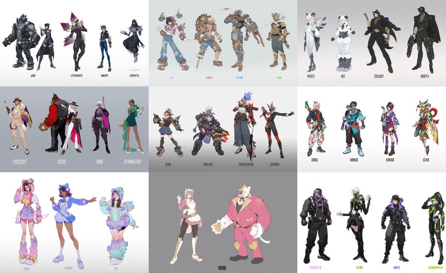 오버워치2 완전 새로운 공식 설문 조사 스킨들 모음_1.jpg