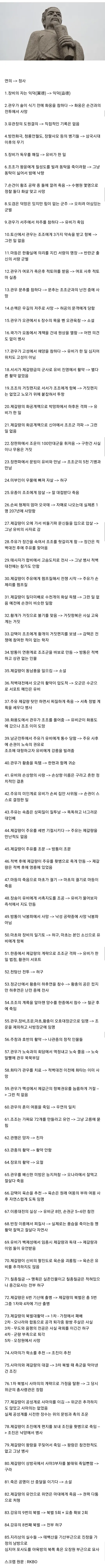 싱글벙글 삼국지 연의와 정사의 85가지 차이점_1.webp