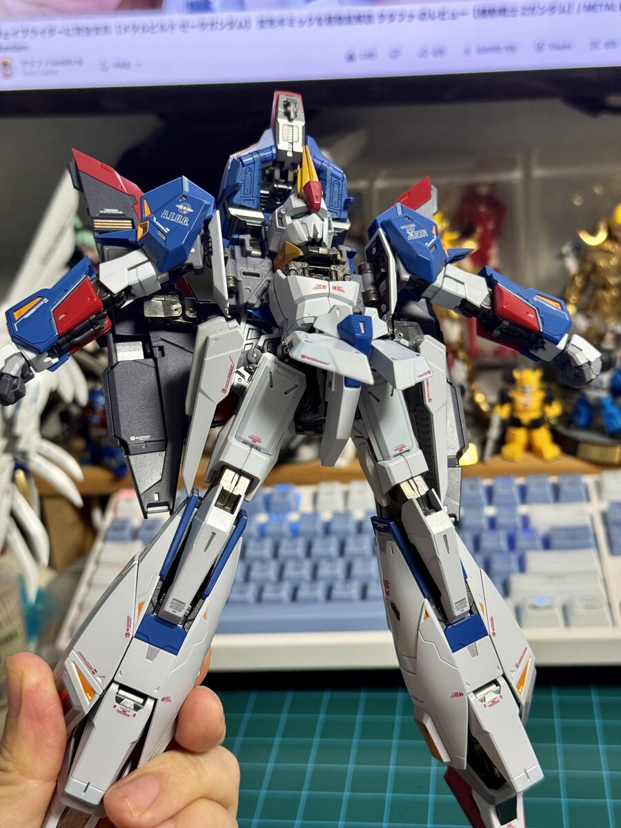 메탈빌드 제타건담 변형 시켜봤습니다