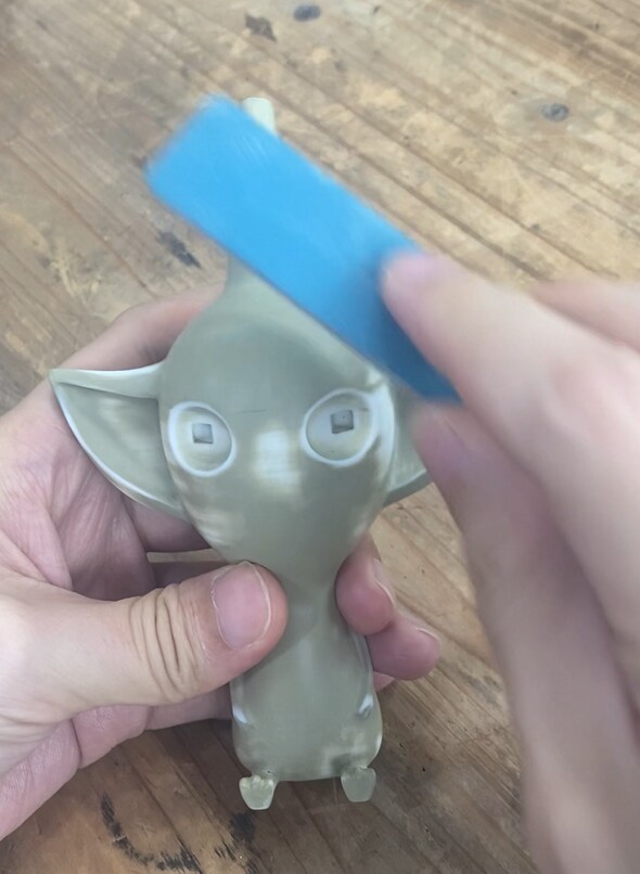 3D 프린터로 만든 노랑 피크민 꽃병_12.png