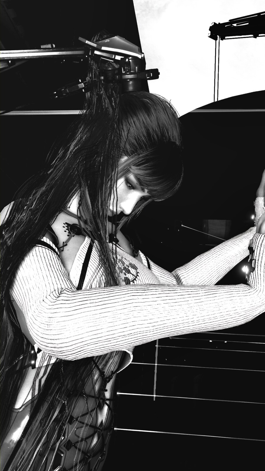 Black & White 스텔라 블레이드(흑백 사진 모음)_18.png