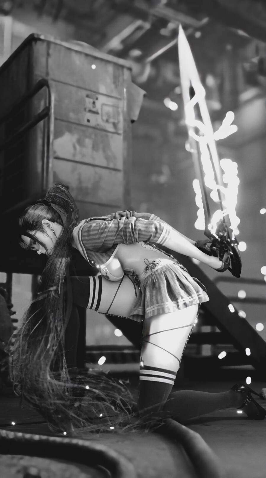 Black & White 스텔라 블레이드(흑백 사진 모음)_17.png