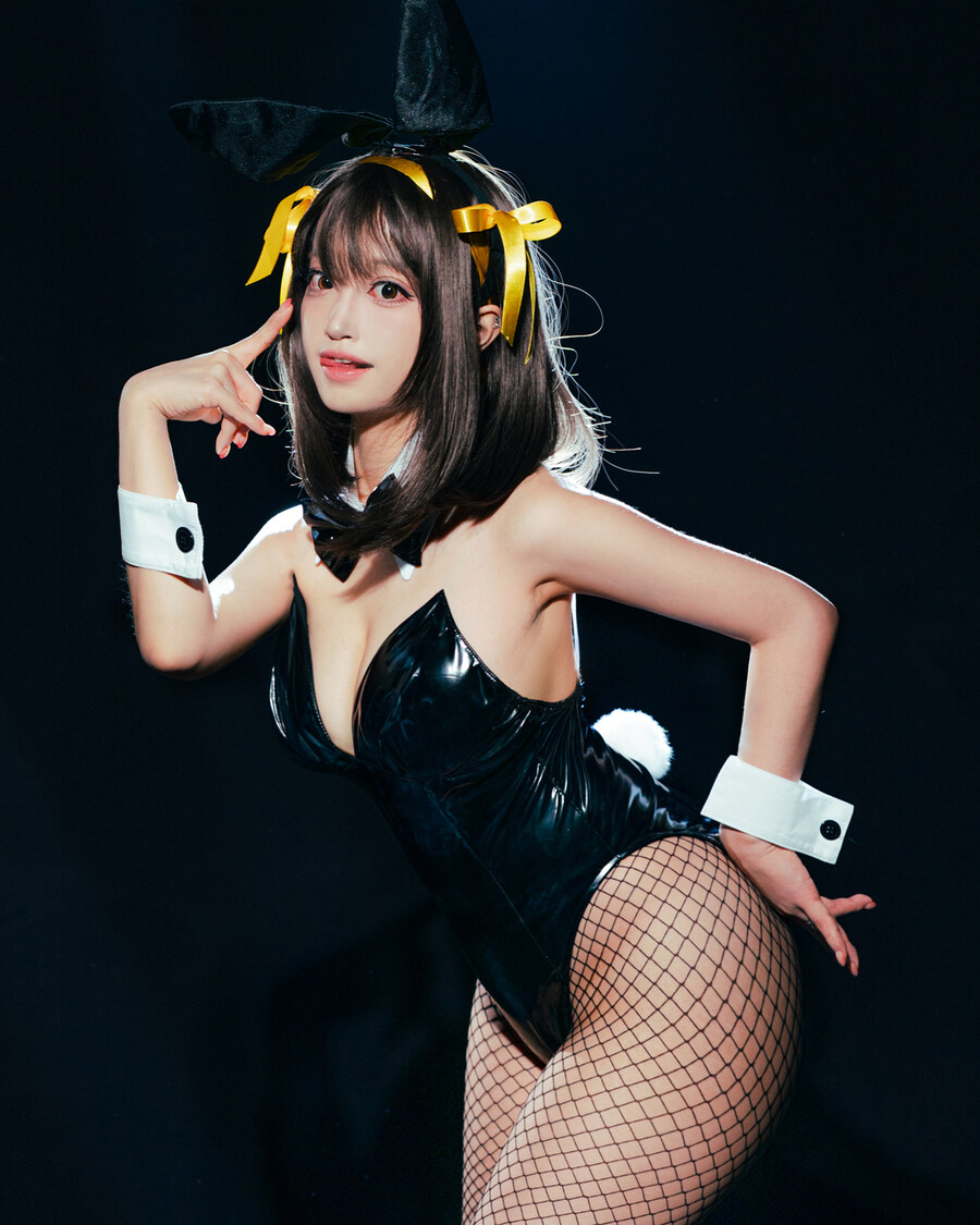 [LIHA] 스즈미야 하루히의 우울! 바니걸 코스프레_10.jpg