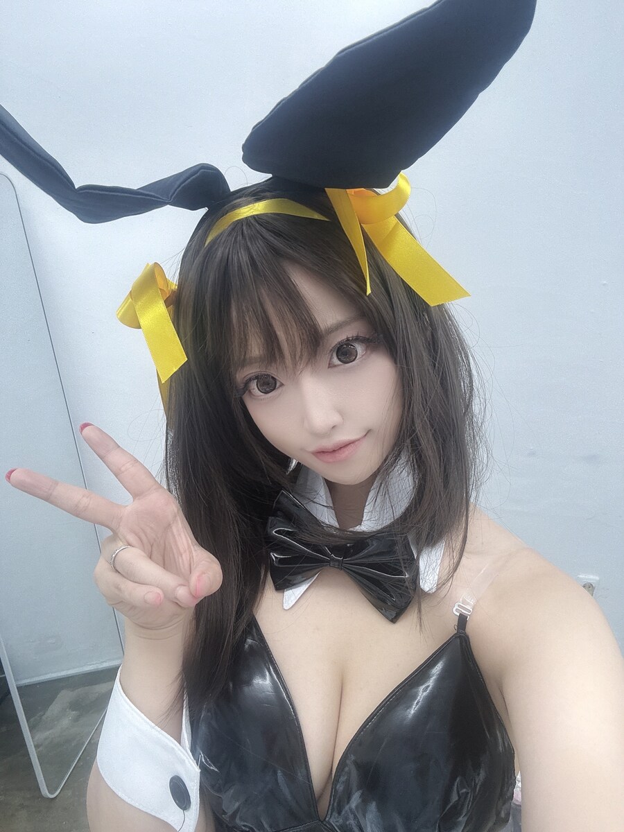 [LIHA] 스즈미야 하루히의 우울! 바니걸 코스프레_15.jpg