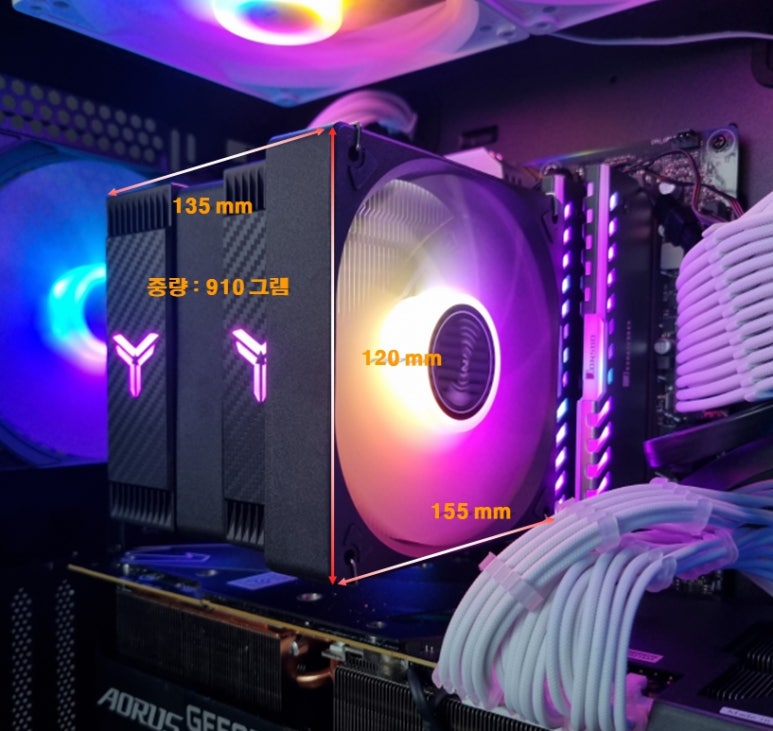 예쁜 고성능 듀얼타워 CPU쿨러추천 CR-3000E ARGB_3.jpg