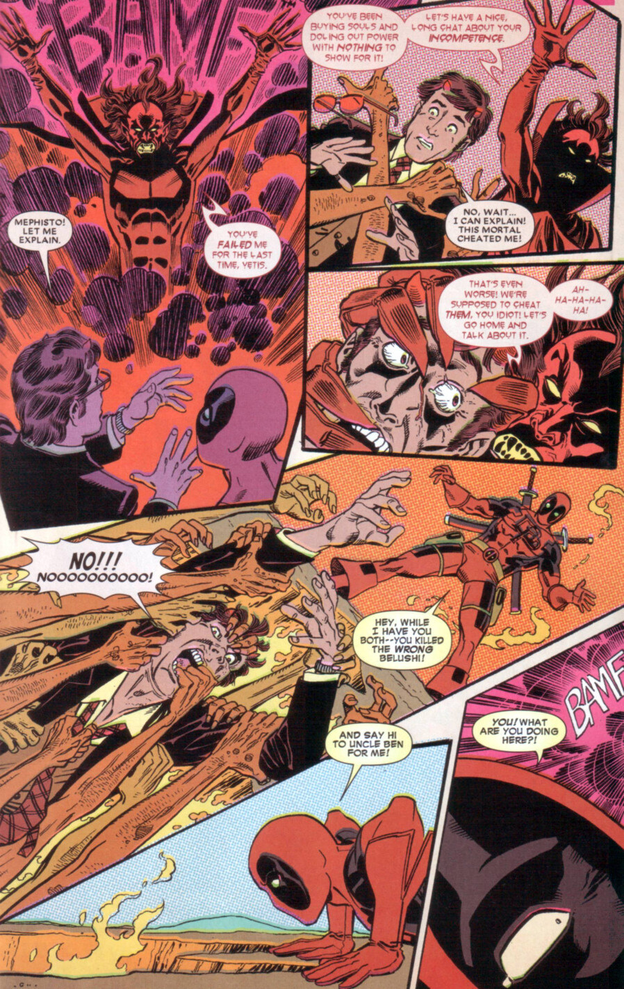 마블)지옥에 끌려가는 악마에게 안부전하는 데드풀_1.jpg