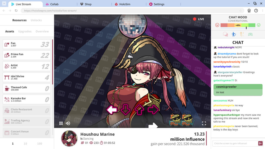 Hololive 방치형 게임 Holoidle 스팀 상점 등록_1.jpg