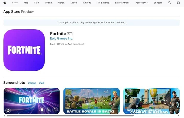 에픽 '포트나이트', 5년 만에 애플 앱스토어 복귀 확정_1.png