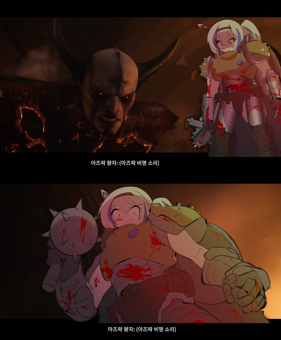 미루 이모와 둠 다크에이지 4컷 만화다요!!_1.png