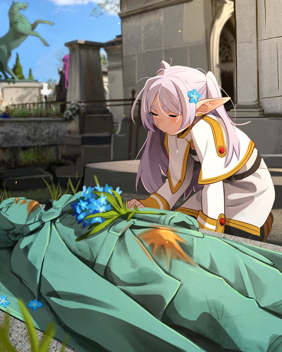 힘멜을 그리워하며 스스로 위로하는 프리렌_1.jpg