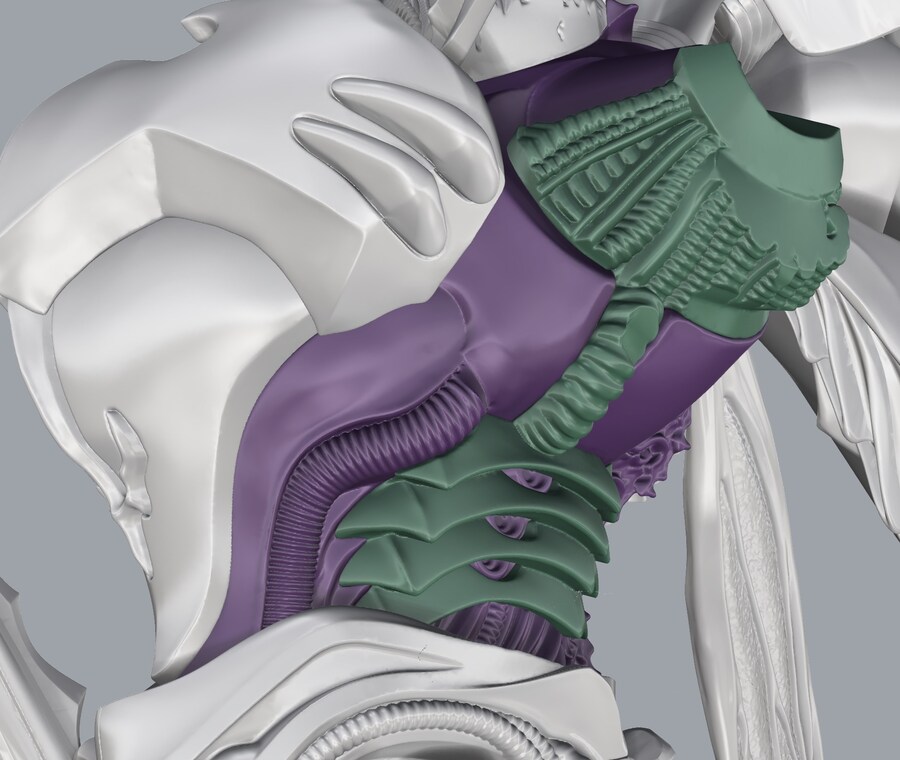 [맥스팩토리] PLAMAX 오라 배틀러 포즈 고정 모델 벨빈 파츠 분할 포인트_2.jpg