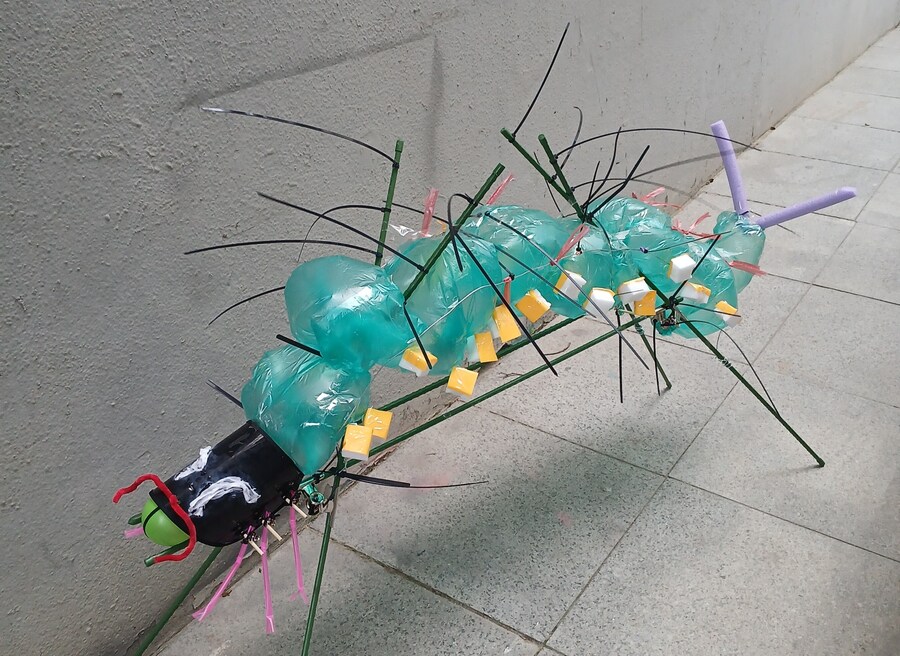 만들기) 엄청 커다란 애벌레를 만들어봤어요_12.jpg