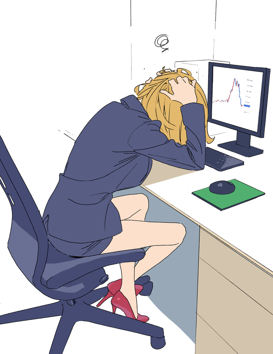 출근한 옆자리 직장선배 상태가 하루종일 이상하다_4.jpg