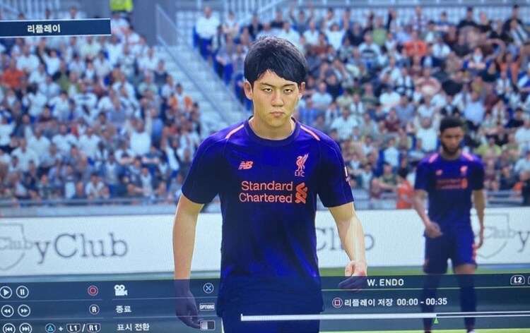 PS4) 위닝2019 리버풀로 EPL플레이 (vs 토트넘)_4.jpg