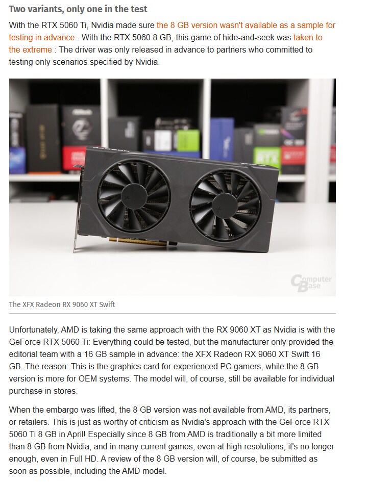 AMD는 지역적 이유로 RX 9060 XT 8GB 샘플 제공을 제한_1.png