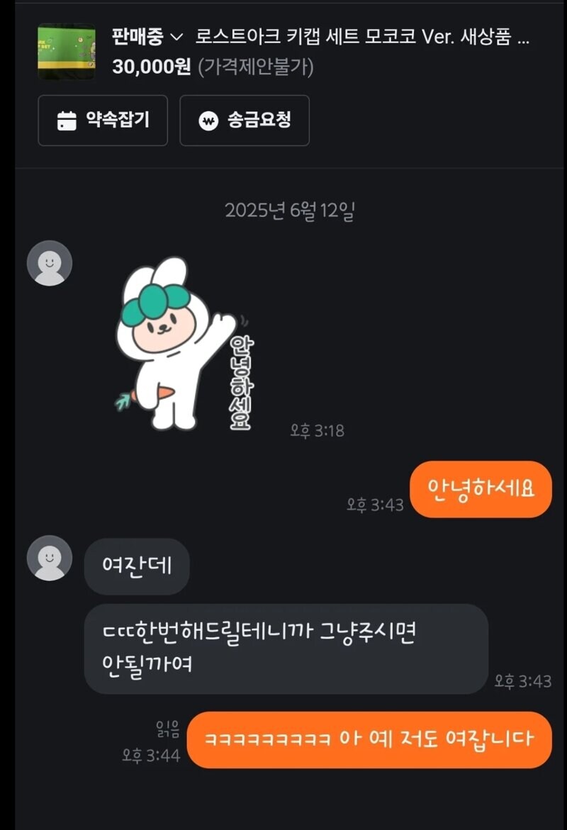당근마켓 ㄷㄸ로 네고 하는 여자_1.png