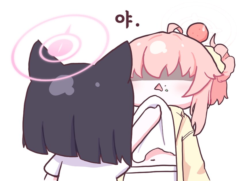 블루아카) "나츠, 여기 있던 마카롱 봤냐?"_2.png