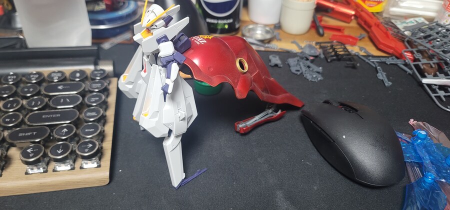 스압) MG Z GUNDAM VER.KA 전용기 만들어주기 대작전_3.jpg