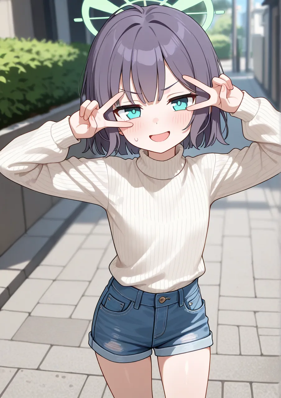 블루아카,ai) 더블피스_3.webp
