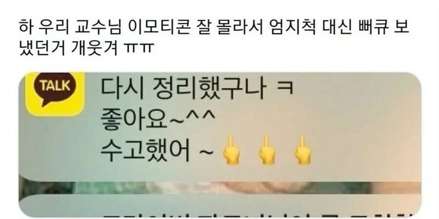 이모티콘이 익숙하지 않았던 교수님_1.jpg