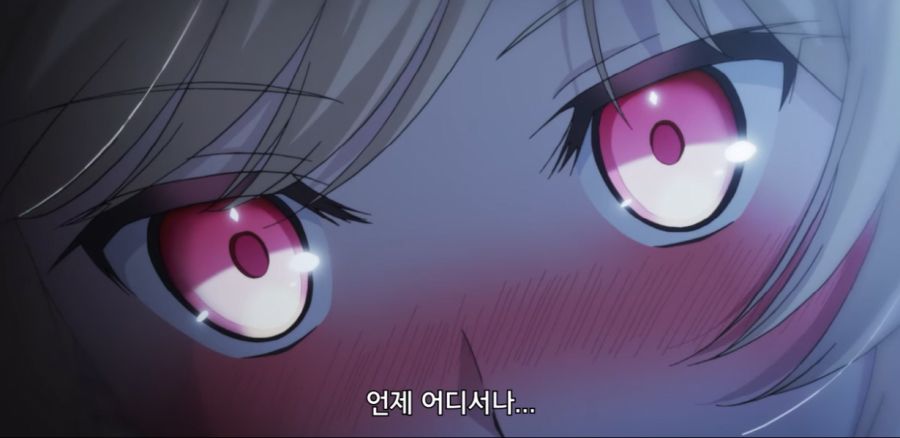 애니속 공평한 싸움을 위해서 남자에게 자기를 만져달라는 여자_4.jpg
