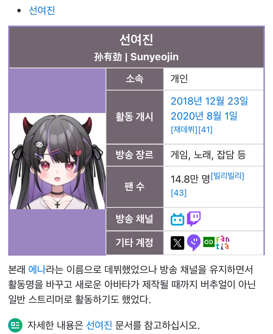 버튜버) 나무위키피셜 현재 활동하고 있는 1세대 버튜버들._3.jpg
