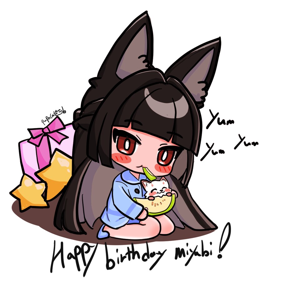 (젠레스)생일을 맞이한 미야비 그려왔덩!!_1.png