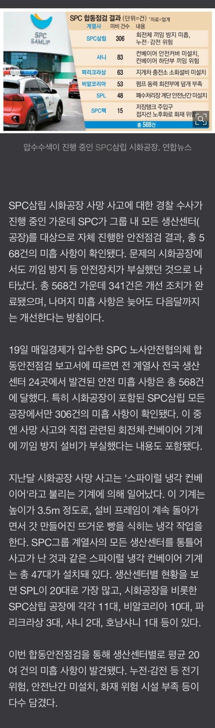 SPC삼립 공장 '끼임방지' 시설 부실 확인_2.jpg