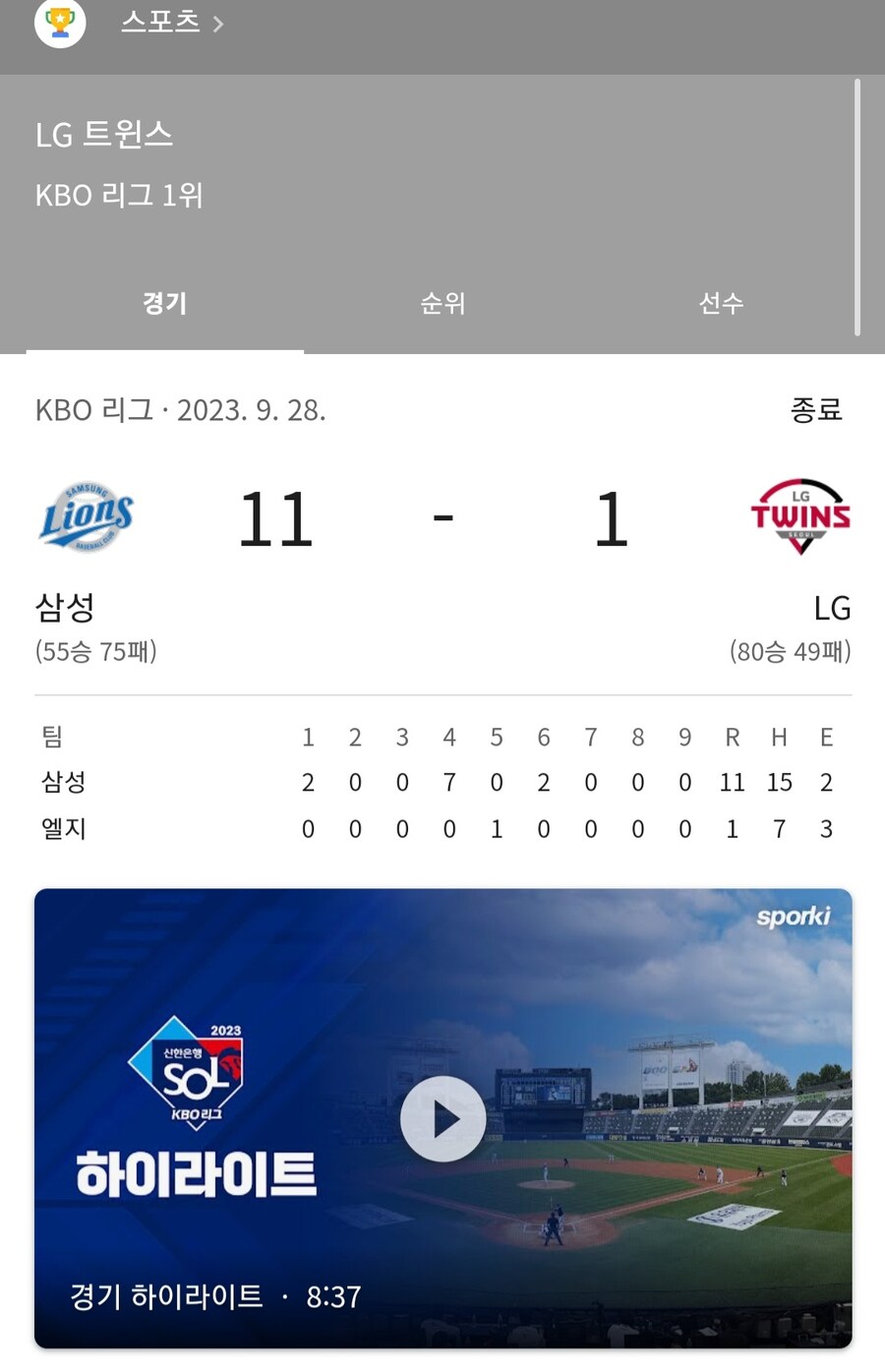 한국 야구장에 처음 갔던 미국인이 감동받았던 이유_2.jpg