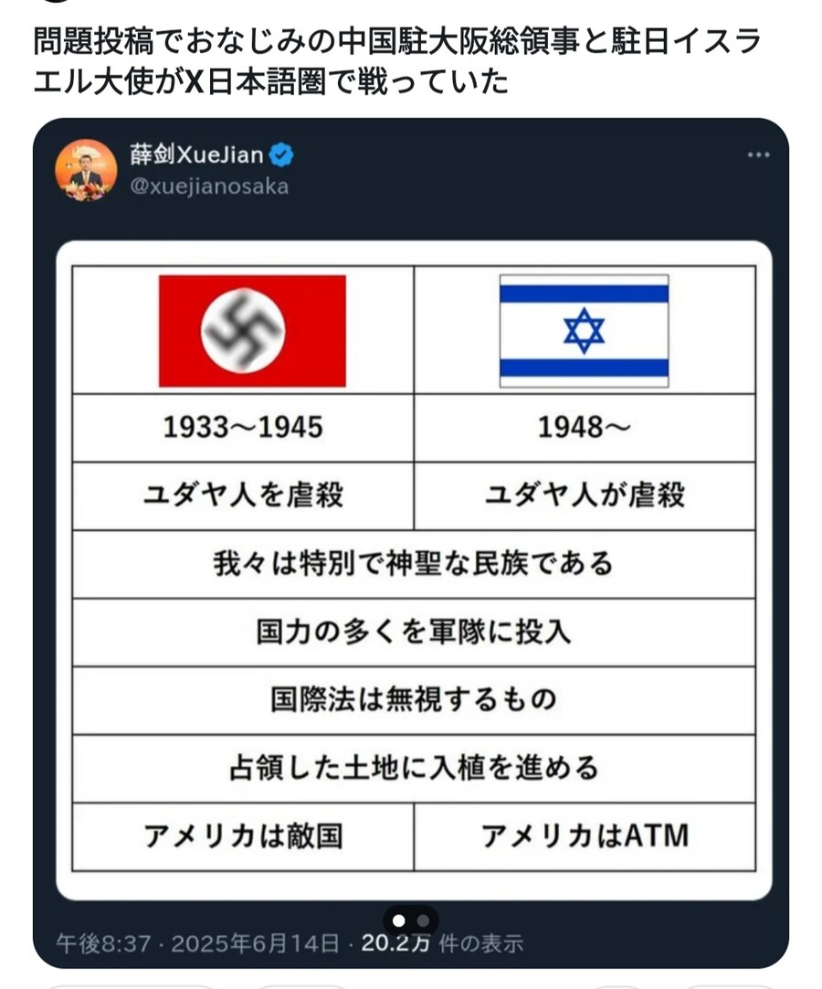 일본에서 싸우는 중국 이스라엘 외교관들_2.jpg