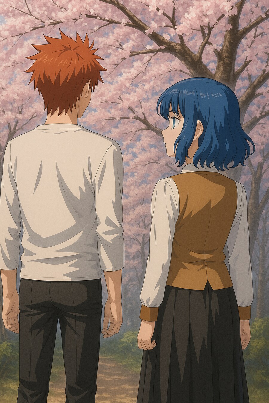 fate,AI)"봄이오면, 벚꽃을 보러가자"_1.png