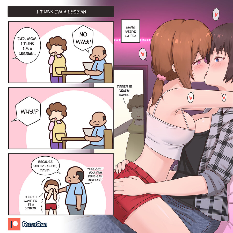 아빠 내 생각에 나는 레즈비언인 거 같아!_1.jpg