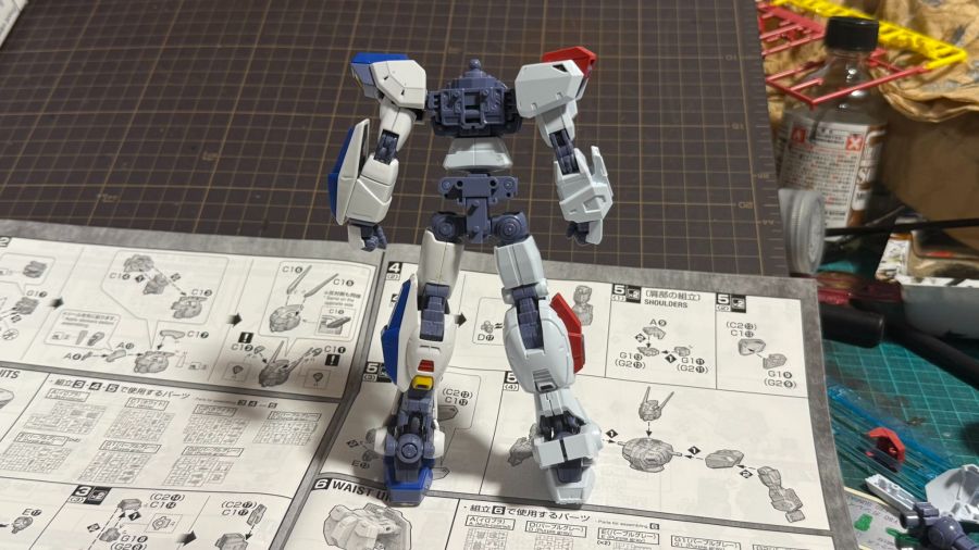 MG F80 건레이드 가조립 + 조합 사진_14.jpg