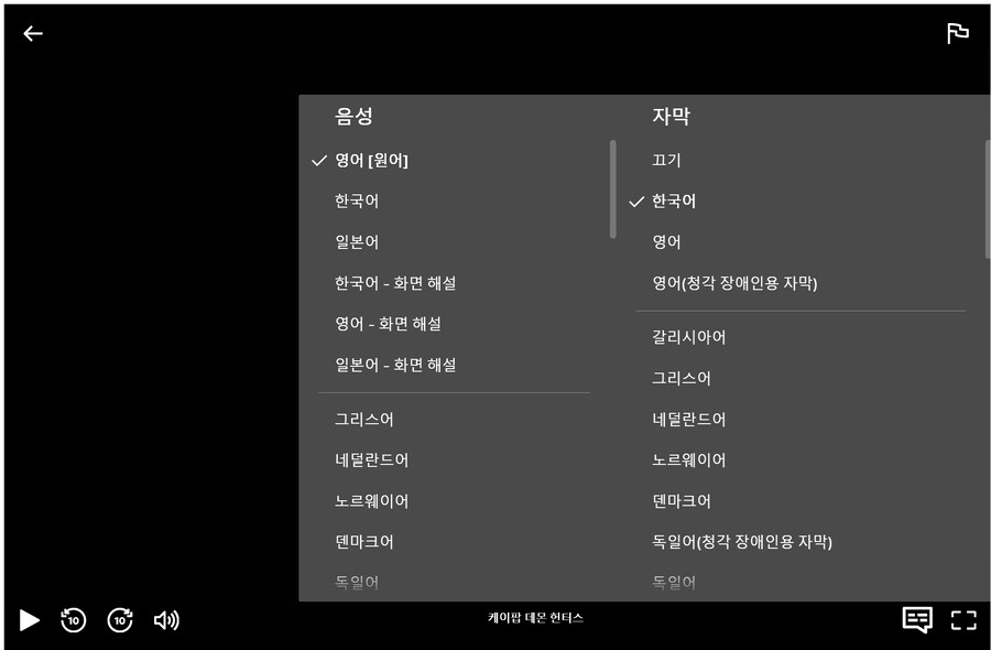 케이팝 데몬 헌터스... 이거 그냥보는거랑 한국어로 보는게 따로있었네._1.png